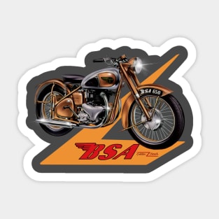 The BSA Golden Flash Motorcycle by MotorManiac Sticker